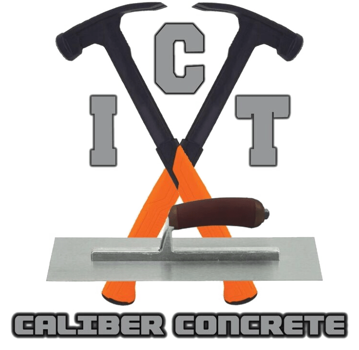 ICT caliber concrete logo